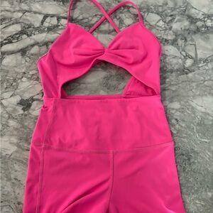 Pink Tiger Friday dancewear set. Size Adult small